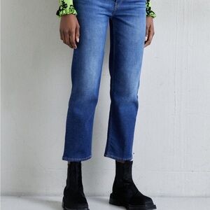 Re/Done jeans 25  like new ankle straight leg like new